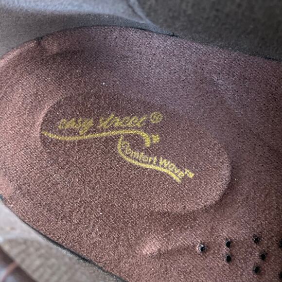 Easy Street Brown Faux Leather Croc Embossed Clogs Comfort Slip-On Size 9 NWOT - Picture 7 of 9